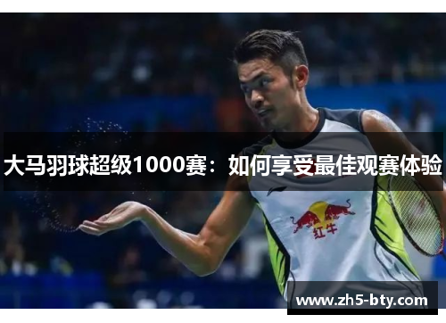 大马羽球超级1000赛：如何享受最佳观赛体验